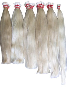 Proveedor vietnamita de cabello, venta al por mayor, Color ceniza, extensiones de cabello virgen a granel, peluca suelta, ondulada Natural, sin enredos, sin caída - Product Image 2