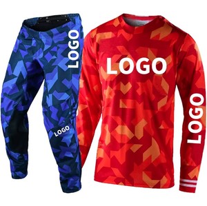 ชุดมอเตอร์ครอส 360 MX เสื้อเจอร์ซีย์ กางเกงเอทีวี บีเอ็มเอ็กซ์ ชุดคอมโบสำหรับแข่งรถวิบาก ผลิตจากโพลีเอสเตอร์/คอตตอน ระบายอากาศได้ดี ป้องกันรังสียูวี แห้งเร็ว - Product Image 5