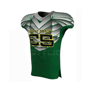 Maillot de football américain le plus populaire uniformes d'usure en polyester vêtements de sport uniformes de football américain légers - Product Image 5