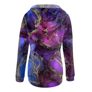 Top con capucha de alta calidad para mujer, diseño único, sublimación, ropa de invierno, estilo callejero, logotipo frontal, precio al por mayor más vendido - Product Image 4