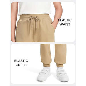 Pantalones Deportivos para Hombre, Tejido Grueso, Felpa Francesa, Algodón y Poliéster, Cintura Elástica, Marca Privada, Logotipo Personalizado, para Uso Casual en Invierno - Product Image 4