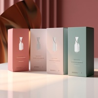 Boîte d'emballage en papier carton recyclable Parfum Cube en cristal de luxe avec logo