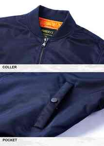 Chaqueta Bomber Vaquera con Capucha de Moda Urbana para Invierno 2025, Personalizable con Logotipo, Impermeable, Reversible, de Alta Calidad para Hombre - Product Image 2