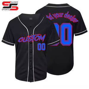 Vente en gros OEM design personnalisé chemises américaines pull pas cher maillot de baseball en gros prix bon marché avec vos propres conceptions - Product Image 1