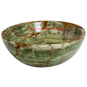 Best <b>White</b> Natural Marble Pedestal Fruit <b>Bowl</b> Hand-Carved Decorative <b>Serving</b> <b>Bowl</b> For Luxury Home Decor & Table Wholesaler Price - Product Image 3