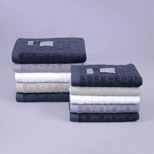 2 Piece Eco-Friendly Absorbent Quick-Dry Woven Cotton <b>Towel</b> <b>Set</b> Face <b>Bath</b> Soft Smooth Hotel Pool Gym Dina.Me - Product Image 1