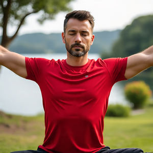 Muscle Fit culturismo hombres gimnasio Fitness Wear camisetas hombres alta calidad 100% poliéster algodón Yoga desgaste camiseta hombres - Product Image 5