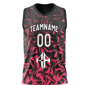 Camisetas de baloncesto de sublimación para hombre al por mayor de calidad superior 100% poliéster logotipo personalizado de alta calidad verano Atlántico - Product Image 5