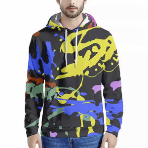 Nouveaux sweats à capuche tie-dye pour hommes en coton 100% avec poches, de haute qualité, à prix avantageux, personnalisables, 2026 - Product Image 5