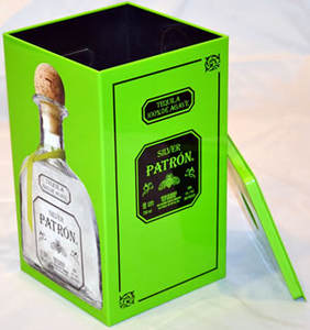 Order Silver 700ml of Mexican Tequila with a Cocktail <b>Shaker</b> offered - Product Image 4