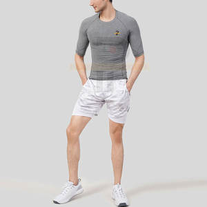 เสื้อยืดออกกำลังกายสำหรับผู้ชายขนาดพลัสไซส์สำหรับผู้ใหญ่ - Product Image 4