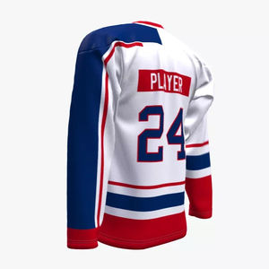Nouveau maillot de hockey sur glace de formation tendance, vêtements de sport, vêtements d'équipe, sublimation, maillot de hockey sur glace, maillot de hockey sur glace le plus vendu - Product Image 3