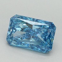 Bague de fiançailles personnalisée en diamant bleu fantaisie de 2,00 carats, taille radiant, cultivé en laboratoire, pureté VVS-VS, certifié IGI, bijoux en diamant