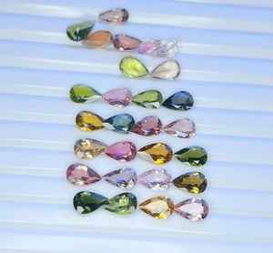 Eleve sus creaciones con piedra de corte de pera rara de turmalina genuina perfecta para trabajos de curación de joyería fina y colección de piedras preciosas - Product Image 1