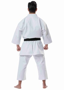 Uniforme de karaté à col en V au design personnalisable, 100% coton, respirant, léger, unisexe, pour adultes, tenue d'entraînement d'arts martiaux - Product Image 5