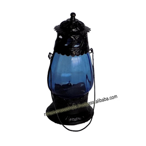 Nuevas linternas colgantes de Metal creativas más calientes con tapa y vidrio para eventos, boda, restaurante, decoración - Product Image 2