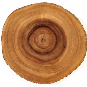 Handcrafted Solid Wood Cake Stands Natural Finish Eco-Friendly for Bakery - Product Image 1