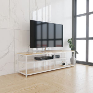 SFKTV005-3 Tng K Tivi n Gin Vi Khung St Kch Thc 160x35x45cm - Product Image 4