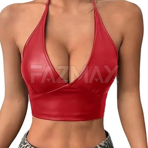 Sujetador de cuero transpirable de alta calidad para mujer en stock, fabricante de Pakistán, sujetador de cuero para mujer - Product Image 1