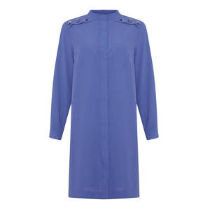 Túnica informal bordada en violeta - Product Image 1