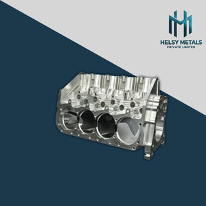 Advanced VMC Machined Aluminum Cylinder Block High Accuracy <b>Mounting</b> Holes for Automotive <b>Engines</b> and Performance Systems - Product Image 2