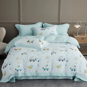 Bán buôn tùy chỉnh Tencel/Bông/Polyester Duvet cover sets với chăn hoặc không thoải mái & có thể giặt kích thước đầy đủ chất lượng cao - Product Image 6