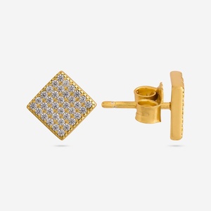 Pendientes de Plata 92.5 con Diseño Geométrico, Diamantes y Perlas, Adornados con Forma de Corazón y Flecha, Modernos, para Regalo de Boda, Compromiso o Fiesta - Product Image 5