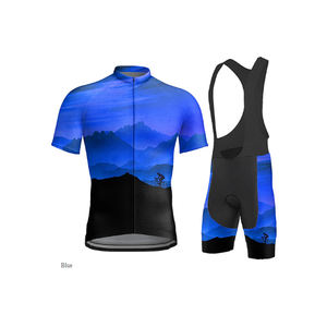 Maillots de cyclisme OEM de dernière conception les plus vendus ensemble de vêtements de vélo respirants impression de sublimation vêtements de sport uniformes de cyclisme - Product Image 1