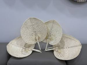 Handmade Traditional Vietnamese Bamboo Fan Low Price <b>LEAVE</b> FANS 99GD -CARYLN 0084935825297 - Product Image 3