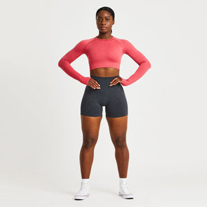 Ensemble de soutien-gorge de sport et short de yoga pour femmes grande taille 2025, logo frontal, maintien élevé, respirant, séchage rapide, entraînement actif d'été, fitness - Product Image 1