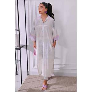 Robe d'été décontractée en mousseline respirante à taille mi-haute pour femme Marcella - Product Image 1