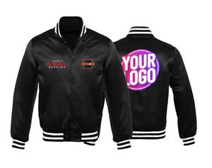 Veste Varsity Homme Hiver Mode Essentiel avec Manches Complètes et Ourlet Boutonné Devant en Tricot Côtelé pour Chicago pour Veste Bulls - Product Image 1