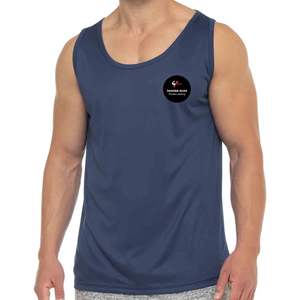 Custom Brand Sleeveless Tank Tops Personalized Cotton Polyester Dry Cool Fitness Singlet <b>Ribbed</b> Plain Gym Summer Sportswear <b>Men</b> - Product Image 4