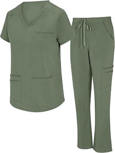 Vente en gros d'uniformes d'allaitement à col en V pour femmes uniformes d'infirmière à la mode uniformes d'allaitement médical - Product Image 2