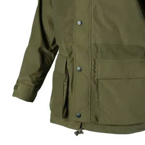 เสื้อแจ็คเก็ตบอมเบอร์ผ้าโพลีเอสเตอร์กันลมพรีเมียมสำหรับผู้ชาย เสื้อผ้าสำหรับกิจกรรมกลางแจ้งที่ทนทาน - Product Image 5