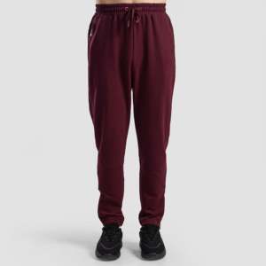 Pantalon de jogging Arctiq (Bordeaux) 100% coton French Terry Coupe droite pour homme Logo personnalisable Taille XL Motif uni coloré - Product Image 2