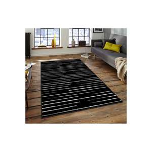 Alfombra antideslizante a rayas con estampado Digital 3D de gran tamaño 288NGR1860 Patrón abstracto rectangular Decoraciones para alfombras de sala de estar - Product Image 3