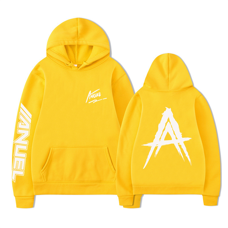 Yellow and white characters