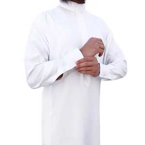 พรีเมี่ยม thobe Grey หรูหราเครื่องแต่งกายอาหรับแบบดั้งเดิม jubba นุ่มและระบายอากาศได้ดีทันสมัย - Product Image 4