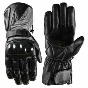 Offre Spéciale Gants de course à doigts entiers en cuir véritable pour moto et course automobile avec technologie d'écran tactile - Product Image 3