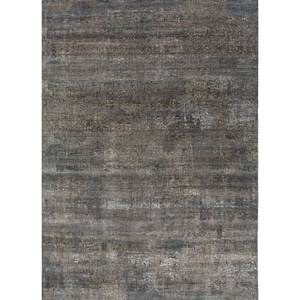 Tapis en laine noué à la main Uvenuti AKWL-13025(CM-01) gris et noir à motif abstrait pour la décoration de la maison, du salon et du couloir - Product Image 1