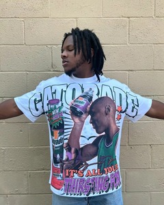 Men's <b>White</b> Short Sleeve O-Neck <b>T</b>-<b>Shirts</b> Streetwear Photo Print Villain Graphic Tee 100% cotton jersey Custom Made Size clothing - Product Image 6
