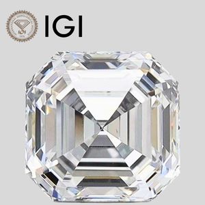 เพชรแล็บทรงอัสเชอร์ 2 กะรัต สี D ความสะอาด VVS2 รูปทรงอัสเชอร์  รับรองโดย IGI - Product Image 1