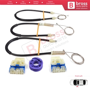 ชุดซ่อมกระจกหน้าต่าง BWR5058ด้านหน้าซ้ายสำหรับ MK5โปโล Veno 6R 6C 61 2009-2022 4/5 6R4837461ประตู - Product Image 3
