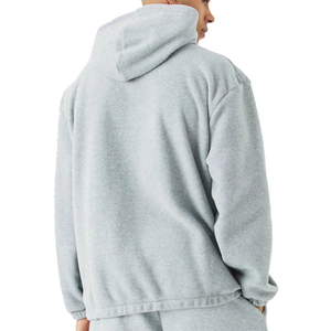 Sweats à capuche d'hiver épais en coton avec logo personnalisé Sweatshirts à capuche pour hommes surdimensionnés avec fermeture éclair unisexe Sweatshirts à capuche pour femmes - Product Image 2
