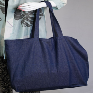 Sac fourre-tout en toile 100% coton avec logo personnalisé sac d'épicerie et de plage robuste et écologique de qualité supérieure - Product Image 1