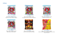 Lolipop warna atas besar 9.6g x 110 buah x 8 toples Apple, Blueberry, anggur, Raspberry dibuat di Malaysia Halal