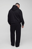 Survêtement 2025 de haute qualité 100% coton, pantalon uni et sweat à capuche zippé, vêtements décontractés, survêtement d'hiver pour hommes