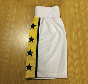 Shorts de rugby personnalisés imprimés par sublimation, camouflage rose à rayures, avec poches - Product Image 5