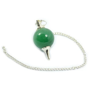 Bola de Aventurina verde péndulo Reiki curación cristal al por mayor de La India - Product Image 1